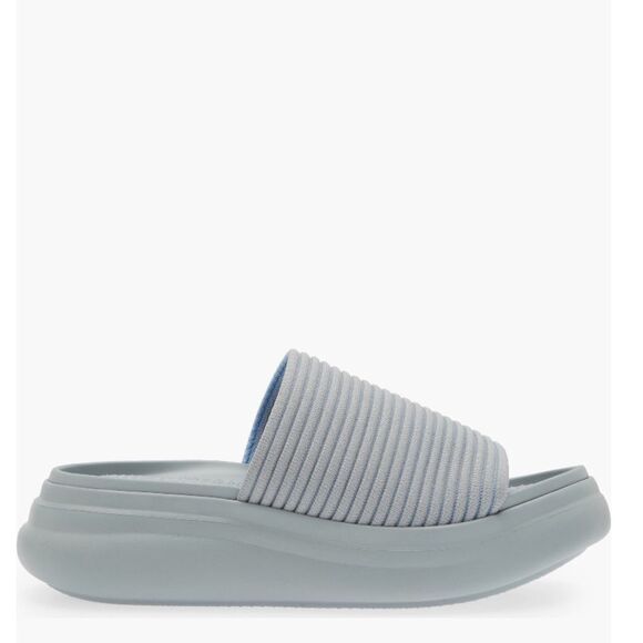 Rag & Bone Brixley‎ Knit Slide Sandal, Gray/Blue, Size 10 (Euro 40), NWT - Picture 3 of 16